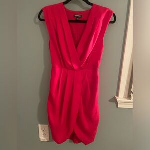 Express hot pink xs dress